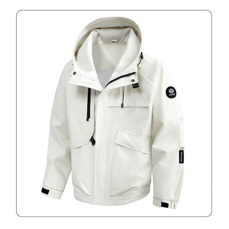 2025 Autumn New Fashionable Jacket Men'S Outerwear Korean Style Trendy Casual Men'S Hooded Jacket - Image 1
